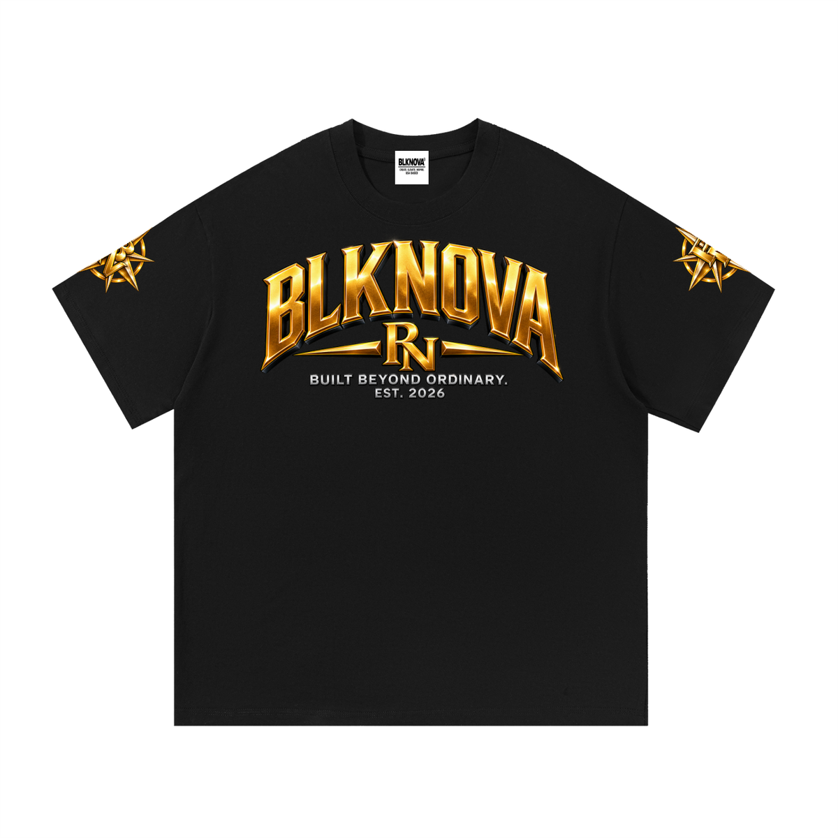BLKNOVA Stacked Impact Tee