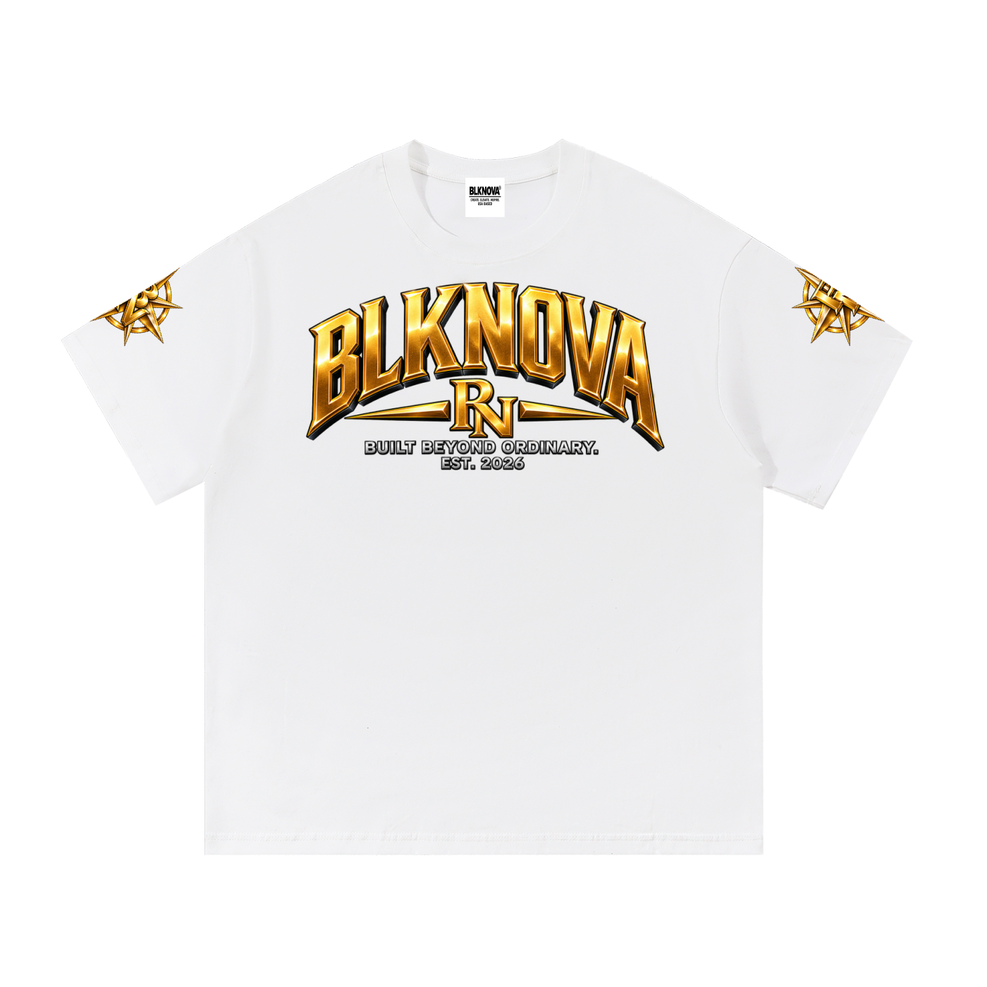 BLKNOVA Stacked Impact Tee